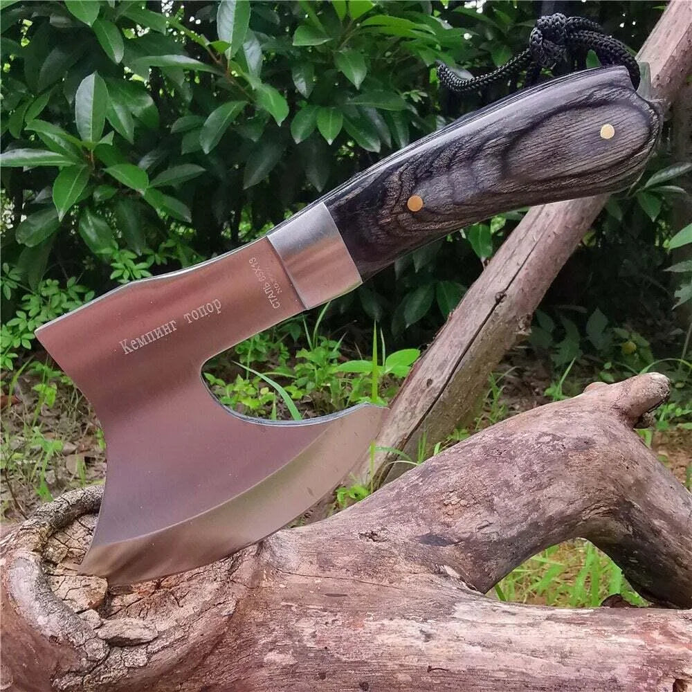 High Hardness Battle Axe Outdoor Jungle Camping Bone Cutter Fire Axe Life-saving