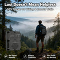 GPS Tracker for Hiking Backpacking Outdoor Adventures Real Time Tracking SOS Emergency 4G Global Portable Waterproof Device Subs