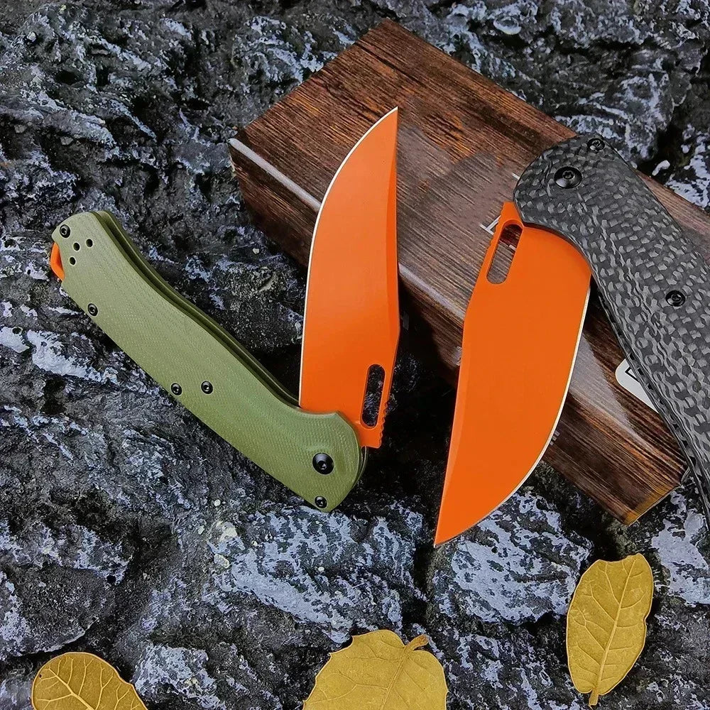 BM 15535 Knife Carbon Fiber Handle Hunting Folding Knife BENCH CPM154 Blade EDC Self Defense Pocket Multiool Knives Gitf for Men