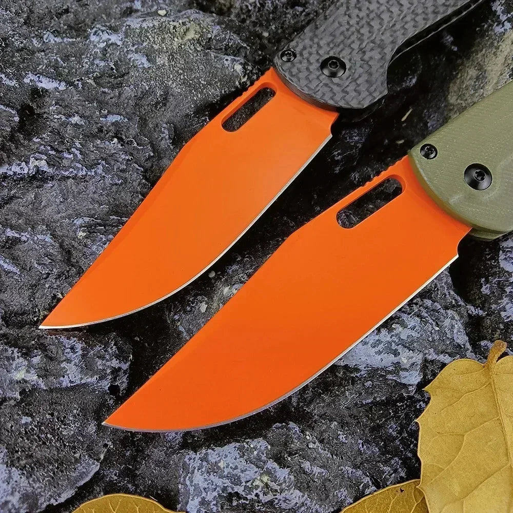 BM 15535 Knife Carbon Fiber Handle Hunting Folding Knife BENCH CPM154 Blade EDC Self Defense Pocket Multiool Knives Gitf for Men