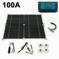 6000W Inverter and Solar Panel Kit 12V Battery Charger with 100A Controller Caravan Solar Power Generator Home 110V Grid System